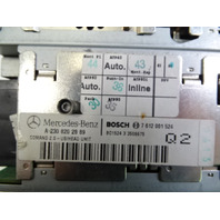 04 Mercedes R230 SL55 navigation unit, command center, radio, 2308202889