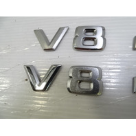 04 Mercedes R230 SL55 emblem for fenders V8 Kompressor