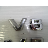 04 Mercedes R230 SL55 emblem for fenders V8 Kompressor