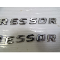 04 Mercedes R230 SL55 emblem for fenders V8 Kompressor