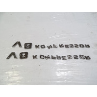 04 Mercedes R230 SL55 emblem for fenders V8 Kompressor