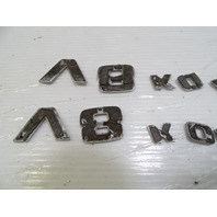04 Mercedes R230 SL55 emblem for fenders V8 Kompressor