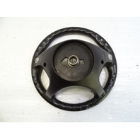 04 Mercedes R230 SL55 steering wheel, leather, black oem 2304601403 AMG