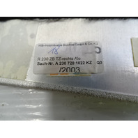 03 Mercedes R230 SL55 trim, door panel, right 2307201022 silver