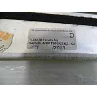 03 Mercedes R230 SL55 trim, door panel, left 2307200922 silver