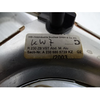 03 Mercedes R230 SL55 center console trim with ashtray, 2306805739 silver