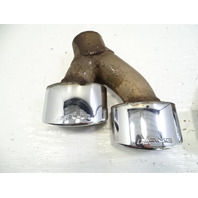03 Mercedes R230 SL55 exhaust tips, oem, left/right AMG