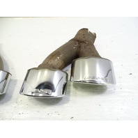 03 Mercedes R230 SL55 exhaust tips, oem, left/right AMG