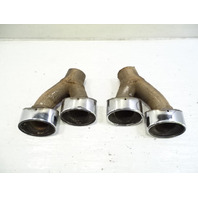 03 Mercedes R230 SL55 exhaust tips, oem, left/right AMG