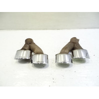 03 Mercedes R230 SL55 exhaust tips, oem, left/right AMG