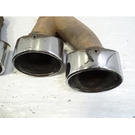03 Mercedes R230 SL55 exhaust tips, oem, left/right AMG