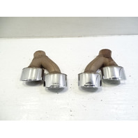 03 Mercedes R230 SL55 exhaust tips, oem, left/right AMG