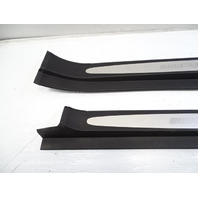 03 Mercedes R230 SL55 trim set, door step sills, AMG logo, 2306800335 2306800435