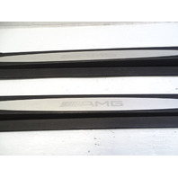 03 Mercedes R230 SL55 trim set, door step sills, AMG logo, 2306800335 2306800435