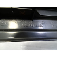 03 Mercedes R230 SL55 trim, door step sill, left inner, 2306800135 dark gray