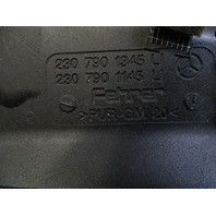 03 Mercedes R230 SL55 trim, interior rear pillar, left alcantara 2307901345