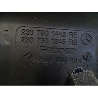 03 Mercedes R230 SL55 trim, interior rear pillar, right alcantara 2307901445