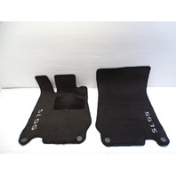 03 Mercedes R230 SL55 floor mats, black OEM SL55