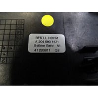 12 Mercedes W204 C63 trim, dash center moulding, wood, 2046801571