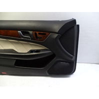 12 Mercedes W204 C63 door panel, left wood/ivory, AMG coupe