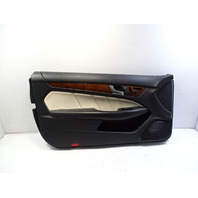 12 Mercedes W204 C63 door panel, left wood/ivory, AMG coupe