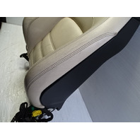 12 Mercedes W204 C63 seat cushion back, left ivory AMG coupe