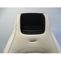 12 Mercedes W204 C63 seat cushion back, left ivory AMG coupe