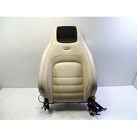12 Mercedes W204 C63 seat cushion back, left ivory AMG coupe