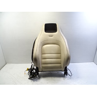 12 Mercedes W204 C63 seat cushion, back, right ivory AMG coupe