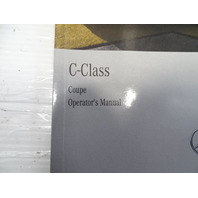12 Mercedes W204 C63 owners manual, with case 2045845082 coupe
