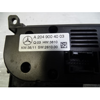 12 Mercedes W204 C63 switch, ac heater climate control 2049004003