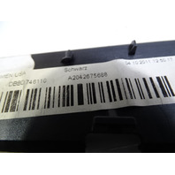 12 Mercedes W204 C63 trim, center console gear shifter surround, 2042675688 black