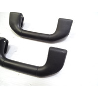 12 Mercedes W204 C63 grab handles set, for interior, black 2pc