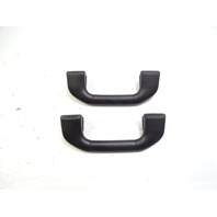 12 Mercedes W204 C63 grab handles set, for interior, black 2pc