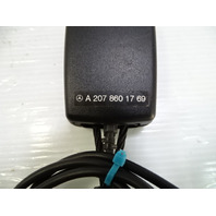 12 Mercedes W204 C63 seat belt buckle, left front 2078601769 black