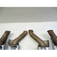 12 Mercedes W204 C63 exhaust, muffler tips AMG coupe