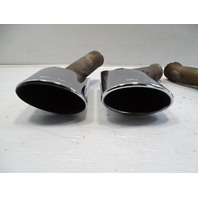 12 Mercedes W204 C63 exhaust, muffler tips AMG coupe
