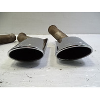 12 Mercedes W204 C63 exhaust, muffler tips AMG coupe