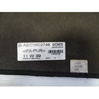 12 Mercedes W204 C63 floor mats, oem black coupe AMG