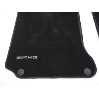 12 Mercedes W204 C63 floor mats, oem black coupe AMG