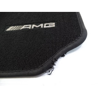 12 Mercedes W204 C63 floor mats, oem black coupe AMG