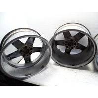 03 Mercedes R230 SL500 wheels, set of 4 2304010502 9.5x18, 2304010402 8.5x18 alloy silver