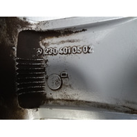 03 Mercedes R230 SL500 wheels, set of 4 2304010502 9.5x18, 2304010402 8.5x18 alloy silver