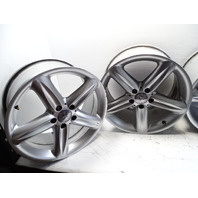 03 Mercedes R230 SL500 wheels, set of 4 2304010502 9.5x18, 2304010402 8.5x18 alloy silver