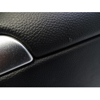 03 Mercedes R230 SL500 storage compartment, left rear 2308100541 black designo