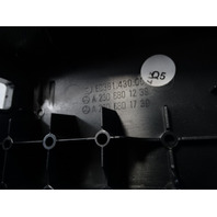 03 Mercedes R230 SL500 trim, center console arm rest extention 2306801239 black designo