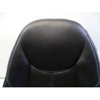 03 Mercedes R230 SL500 seat cushion, back, left, black designo