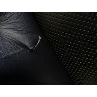 03 Mercedes R230 SL500 seat cushion, back, right, black designo