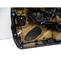 03 Mercedes R230 SL500 door panel, left, black, black designo