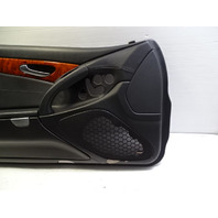03 Mercedes R230 SL500 door panel, left, black, black designo